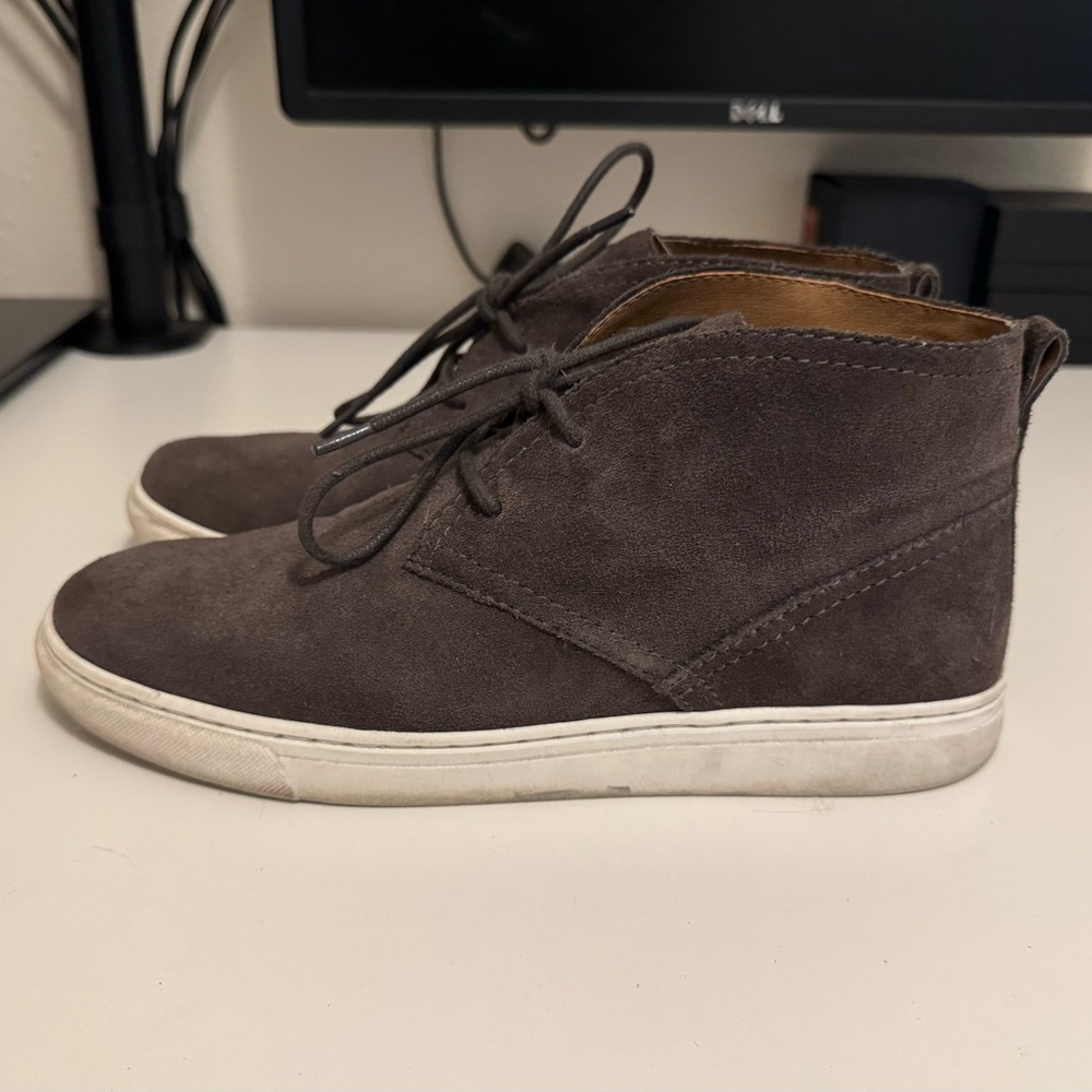 Lucky Brand Suede Lorelle Women’s Chukka Sneaker Boot Slatestone Grey Size 9M/40
